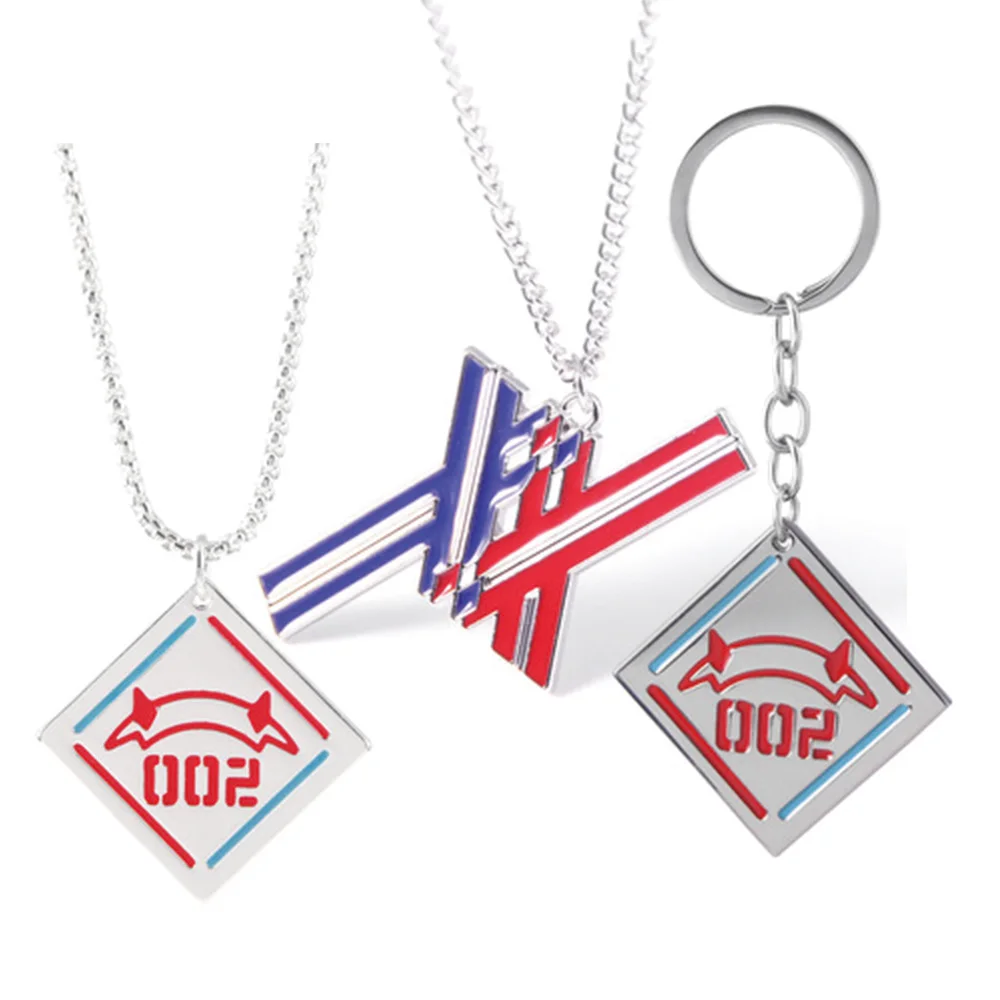 Anime DARLING in the FRANXX 02 Zero Two Necklace Code 002 Red Devil Horn Pendant Necklace for Women Men Cosplay Jewelry
Anime DARLING in the FRANXX 02 Zero Two Necklace Code 002 Red Devil Horn Pendant Necklace for Women Men Cosplay Jewelry
