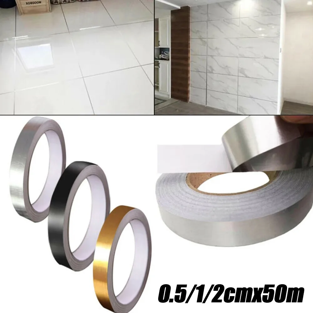 50m Home Decoration Tile Gap Tape Self-adhesive Tape Floor Wall Seam Sealant Ceiling Waterproof Decorative Sealing Sticker Decal
50m Home Decoration Tile Gap Tape Self-adhesive Tape Floor Wall Seam Sealant Ceiling Waterproof Decorative Sealing Sticker Decal
