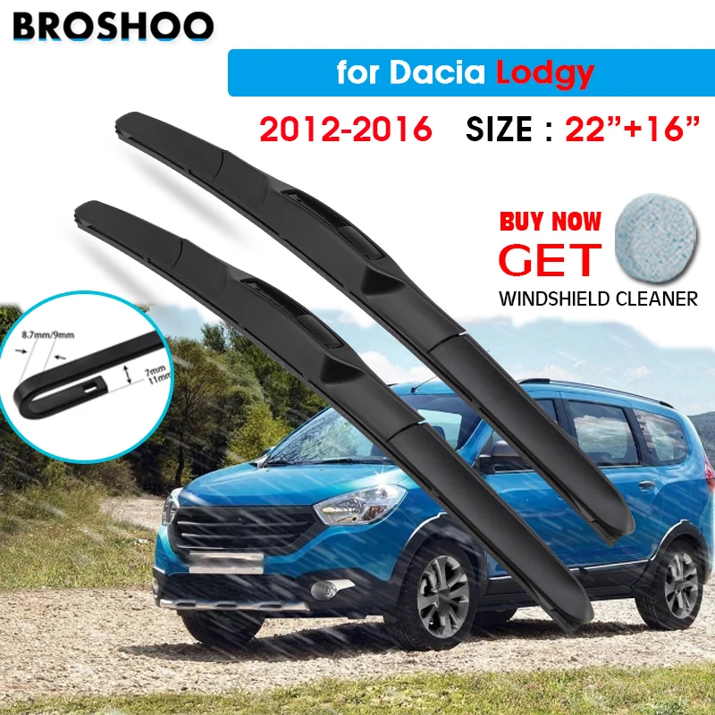Щетка стеклоочистителя для Dacia Lodgy 22 "+ 16" 2012-2016 Авто Стеклоочистители для лобового стекла лезвия для мытья окон подходит для U Hook Arms
Щетка стеклоочистителя для Dacia Lodgy 22 "+ 16" 2012-2016 Авто Стеклоочистители для лобового стекла лезвия для мытья окон подходит для U Hook Arms