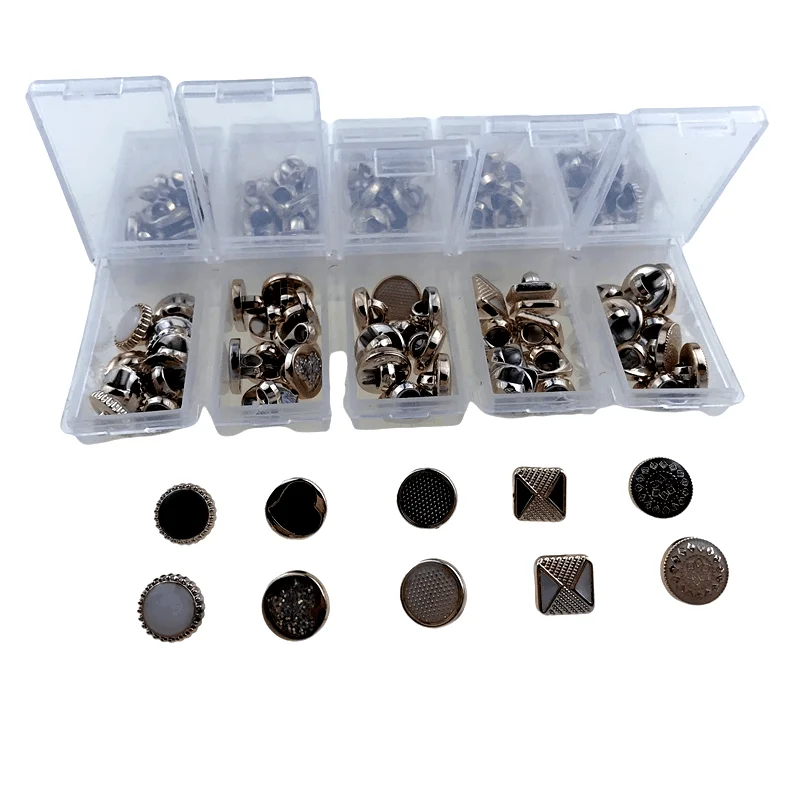 HL 10 Styles Team 1 Box 100PCS 10mm-11mm Dripping Oil Plating Buttons Shank DIY Apparel Shirt Buttons Sewing Accessories
HL 10 Styles Team 1 Box 100PCS 10mm-11mm Dripping Oil Plating Buttons Shank DIY Apparel Shirt Buttons Sewing Accessories