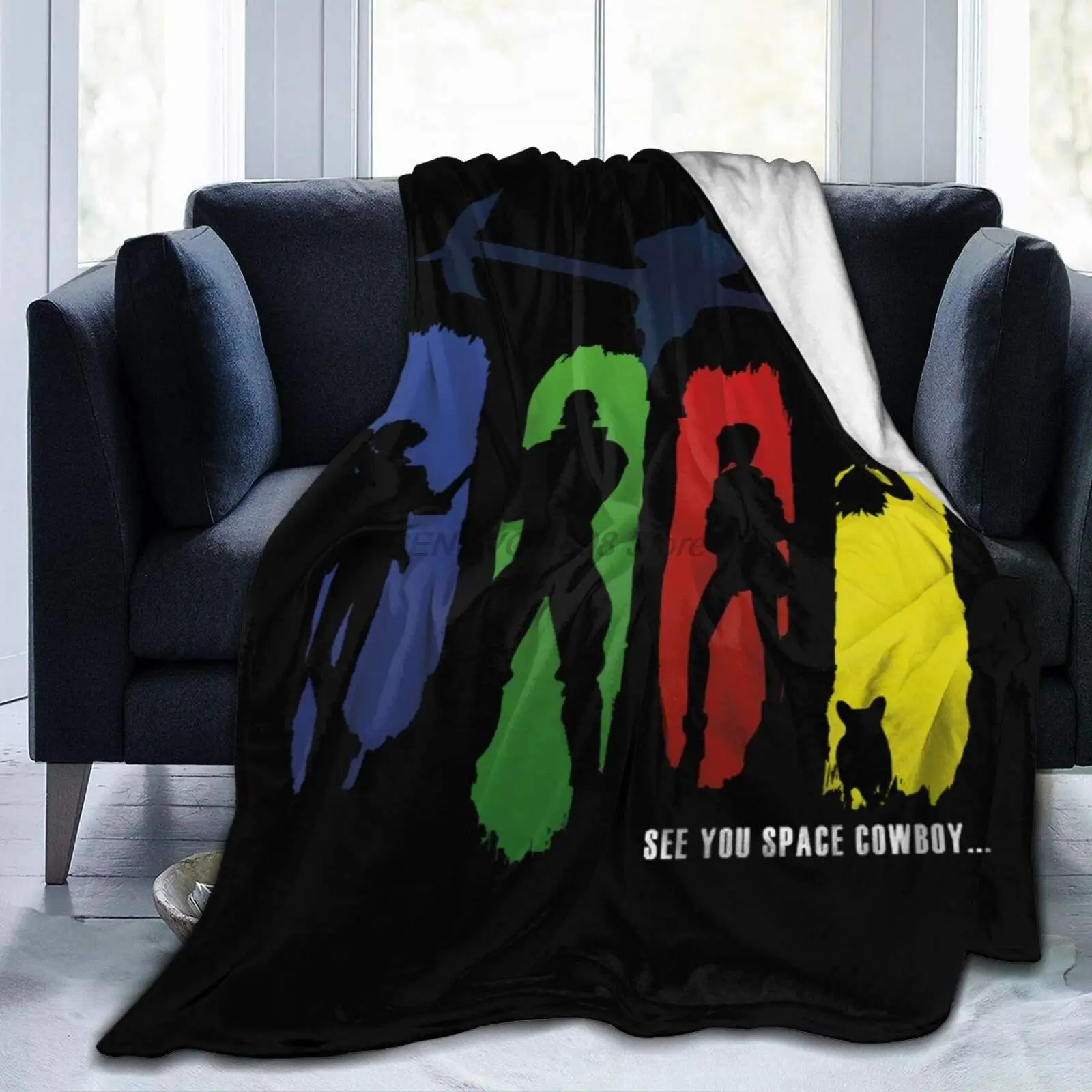 

Cowboy Bebop See You in Space Ultra-Soft Micro Fleece Blanket Couch for Adults Or Kids 80 X60