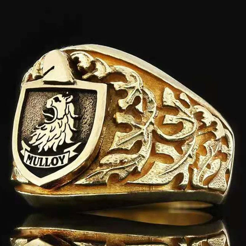 Retro Style Gold Color Engraved Animal Geometric Pattern Wolf Men's Ring for Party Jewelry Accessories Size 6-10
Retro Style Gold Color Engraved Animal Geometric Pattern Wolf Men's Ring for Party Jewelry Accessories Size 6-10