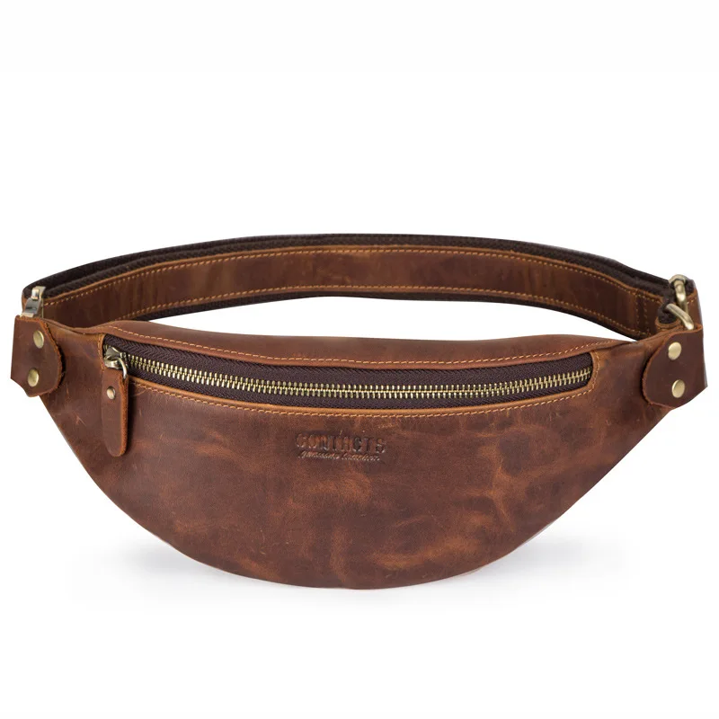 Vintage Genuine Leather Waist Bags Men Belt Bag Male Chest Crossbody bags for men Travel Waist Packs Sling Work Messenger Bag
Vintage Genuine Leather Waist Bags Men Belt Bag Male Chest Crossbody bags for men Travel Waist Packs Sling Work Messenger Bag