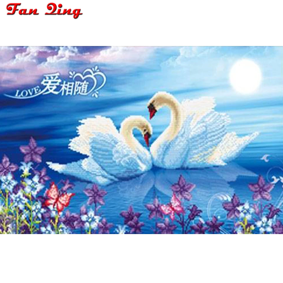 Diy Diamond Painting Two White Swans In The Lake Pictures Cross Stitch Full Round / Square Mosaic 5D Rhinestone Embroidery Gift
Diy Diamond Painting Two White Swans In The Lake Pictures Cross Stitch Full Round / Square Mosaic 5D Rhinestone Embroidery Gift