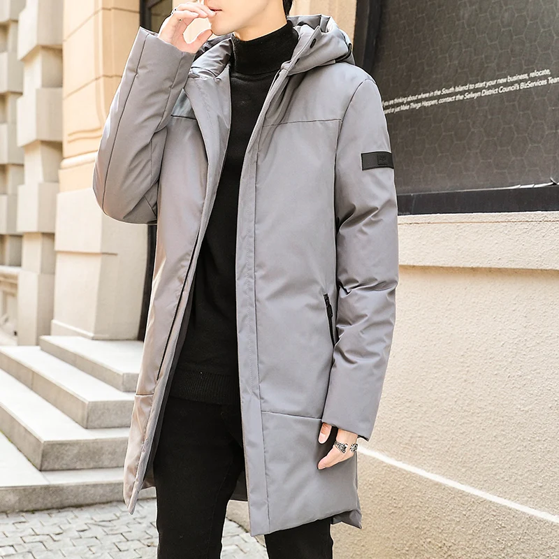 2020 New Men's Winter Coat High-Quality Men's Jacket Windproof Warm Hooded Parkas