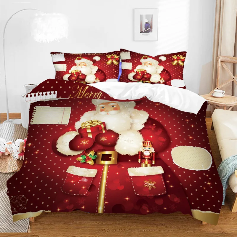 Christmas Decoration Santa Snowman Bed Cover Set Duvet Cover With Pillowcases Bedclothes Comforter Bedding Set Home Decor 61146
Christmas Decoration Santa Snowman Bed Cover Set Duvet Cover With Pillowcases Bedclothes Comforter Bedding Set Home Decor 61146