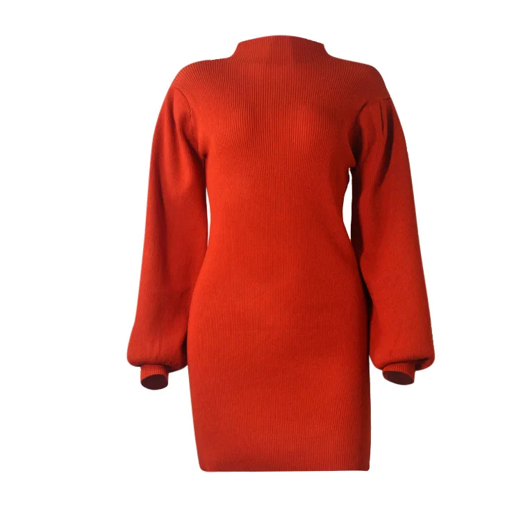Echoine Autumn Winter Long Sleeve Lantern Sleeve Knit Ribbed Mini Dress Women Sexy Elegant Party Club Dresses Vintage Vestidos
Echoine Autumn Winter Long Sleeve Lantern Sleeve Knit Ribbed Mini Dress Women Sexy Elegant Party Club Dresses Vintage Vestidos