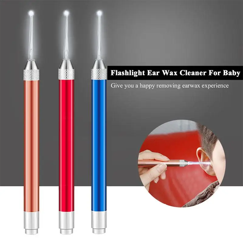 Adults Kids Luminous Ear Wax Cleaner Flashlight Earpick Earwax Remover Cleaning Ear Care Tool
Adults Kids Luminous Ear Wax Cleaner Flashlight Earpick Earwax Remover Cleaning Ear Care Tool