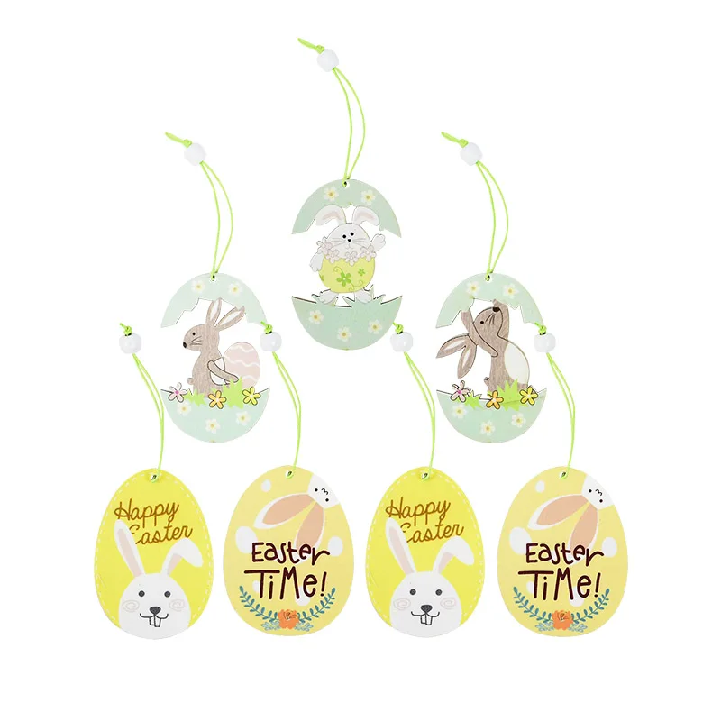 2pcs Happy Easter Bunny Rabbit Egg Hanging Ornaments DIY Wooden Chips Gift Tags Pendants For Easter Party Festival Home Decor
2pcs Happy Easter Bunny Rabbit Egg Hanging Ornaments DIY Wooden Chips Gift Tags Pendants For Easter Party Festival Home Decor
