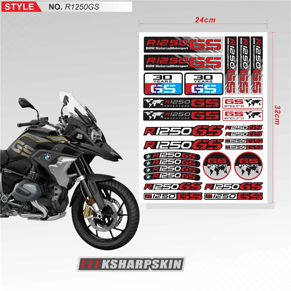 Motorcycle Racing Tail Box Beak Fender Decal Shock Absorber Decals Reflective Waterproof Sticker For BMW R1250GS r1250gs Sign
Motorcycle Racing Tail Box Beak Fender Decal Shock Absorber Decals Reflective Waterproof Sticker For BMW R1250GS r1250gs Sign