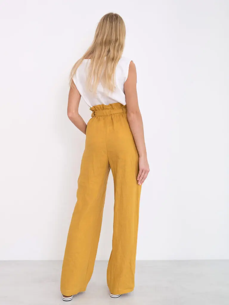 Summer women's new style commuter wide leg pants trousers mid waist elastic waist lace-up casual pants women
Summer women's new style commuter wide leg pants trousers mid waist elastic waist lace-up casual pants women