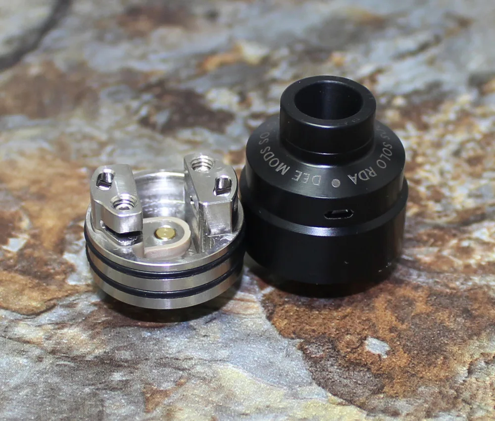 Solo rda Atomizer 22mm diameter electronic cigarette 316 SS E Cigarette vaporizer suit for 510 box mod vapor vs SXK HOLAY RTA
Solo rda Atomizer 22mm diameter electronic cigarette 316 SS E Cigarette vaporizer suit for 510 box mod vapor vs SXK HOLAY RTA