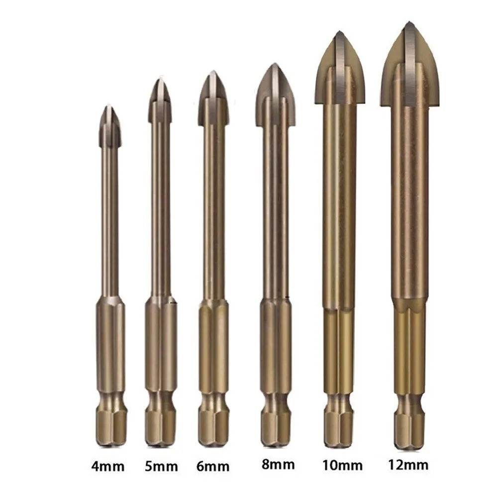 4-12mm 6pc Carpenter Drill Bits Universal Drilling Tool Multifunctional Cross Alloy Tip Woodworking Holing Power Tools
4-12mm 6pc Carpenter Drill Bits Universal Drilling Tool Multifunctional Cross Alloy Tip Woodworking Holing Power Tools