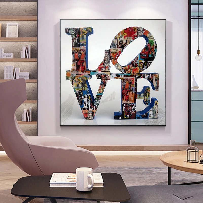 Modern Graffiti Gifts for Mother's Day Posters and Prints LOVE Pictures Canvas Painting Wall Art for Livingroom Home Decor
Modern Graffiti Gifts for Mother's Day Posters and Prints LOVE Pictures Canvas Painting Wall Art for Livingroom Home Decor