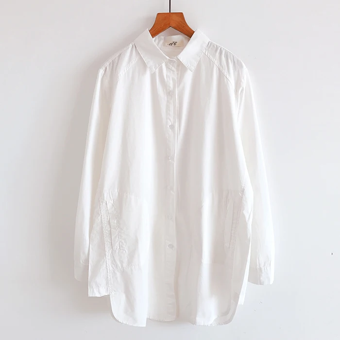 Autumn Contracted Wind White Shirt Female Design Long Cardigan Spring New Women'S Wear Fashion Women Blouses
Autumn Contracted Wind White Shirt Female Design Long Cardigan Spring New Women'S Wear Fashion Women Blouses