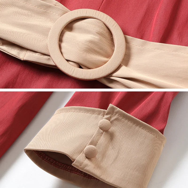 2020 Autumn Elegant High End Women Dress Red Half Sleeve V Neck Party Dress Female Chic Fashion A Line Dresses Vintage Vestidos
2020 Autumn Elegant High End Women Dress Red Half Sleeve V Neck Party Dress Female Chic Fashion A Line Dresses Vintage Vestidos