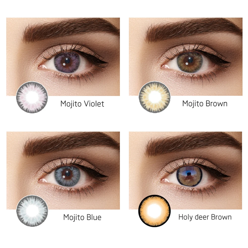 2Pcs Natural UV Protection Natural Colorful Contact Lenses Cosplay Eyewear Makeup Tools Beautiful Pupil Dropshipping
2Pcs Natural UV Protection Natural Colorful Contact Lenses Cosplay Eyewear Makeup Tools Beautiful Pupil Dropshipping