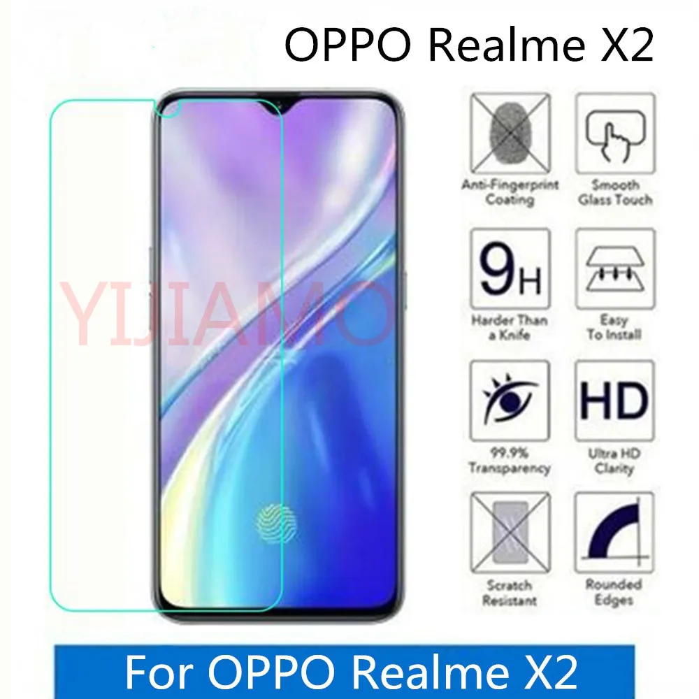 Стекло для Oppo Realme X2 x lite защита экрана закаленное стекло 3 5 pro c1 c2 Q пленка против