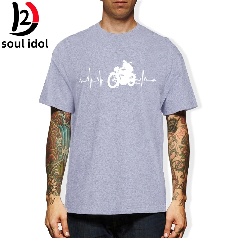 D2 Hot sale Fashion MOTORBIKE CYCLE BIKER HEARTBEAT T-shirt. Small to 5XL Vintage Bikes Tee shirt
D2 Hot sale Fashion MOTORBIKE CYCLE BIKER HEARTBEAT T-shirt. Small to 5XL Vintage Bikes Tee shirt