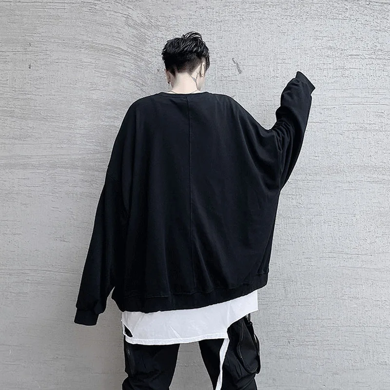Male Women Streetwear Hip Hop Black White Hoodie Sweatshirt Men Long Bat Sleeve Loose Casual Pullover Sweatshirt
Male Women Streetwear Hip Hop Black White Hoodie Sweatshirt Men Long Bat Sleeve Loose Casual Pullover Sweatshirt