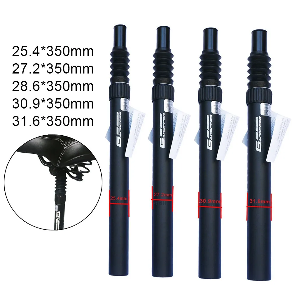 Suspension Shock Absorber Seatpost 350mm Straight Headless 25.4 27.2 28.6 30.9 31.6mm Road Bicycle Mountain Bike Seat Post
Suspension Shock Absorber Seatpost 350mm Straight Headless 25.4 27.2 28.6 30.9 31.6mm Road Bicycle Mountain Bike Seat Post