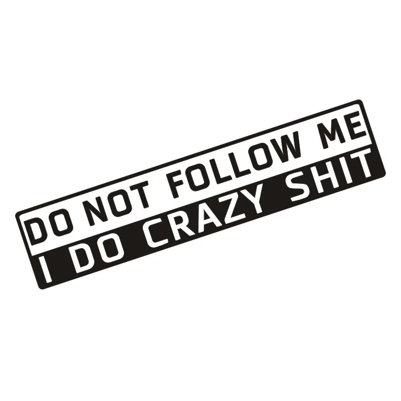 Car Sticker Funny Do not follow me 3D Car Sticker and Decal Reflective Car Decal Wholesale Car Styling Accessories 3*15cm
Car Sticker Funny Do not follow me 3D Car Sticker and Decal Reflective Car Decal Wholesale Car Styling Accessories 3*15cm