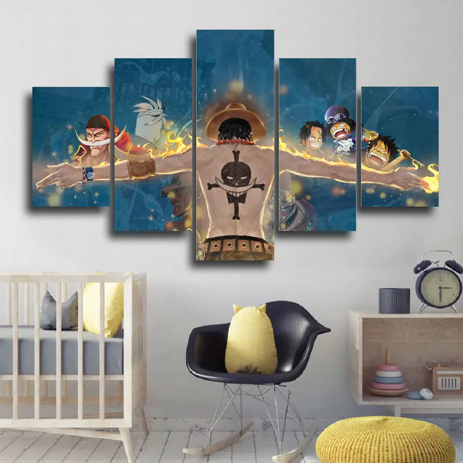 One Piece Anime Manga Luffy D. Ace Boys Gift 5 Panel Wall Art Canvas HD Decorative Printed Posters Paintings Home Decor Pictures
One Piece Anime Manga Luffy D. Ace Boys Gift 5 Panel Wall Art Canvas HD Decorative Printed Posters Paintings Home Decor Pictures