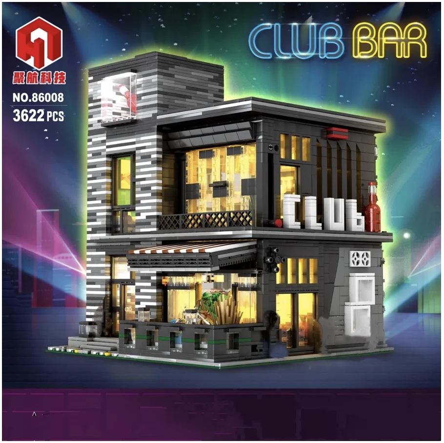 3622PCS 86008 Pub Restaurant Modular 'ISLET' Building Blocks Assembled Bricks Architecture Model Kids Toys MOC Creator Gifts
3622PCS 86008 Pub Restaurant Modular 'ISLET' Building Blocks Assembled Bricks Architecture Model Kids Toys MOC Creator Gifts