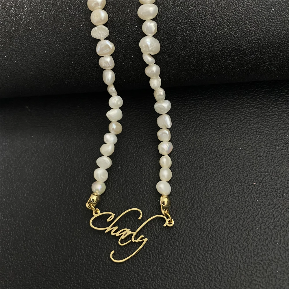 Custom Freshwater Pearls Name Necklace Personalized Bead Choker Pendant Jewelry For Women Girl Christmas Gifts
Custom Freshwater Pearls Name Necklace Personalized Bead Choker Pendant Jewelry For Women Girl Christmas Gifts