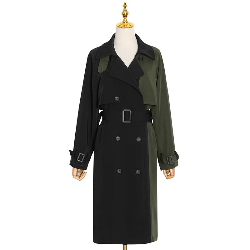 Winter 2020 New Fashion Street Safari Style Clothes Stitching Contrast Turn-down Collar Personality Asymmetric Coat Woman QPR4
Winter 2020 New Fashion Street Safari Style Clothes Stitching Contrast Turn-down Collar Personality Asymmetric Coat Woman QPR4