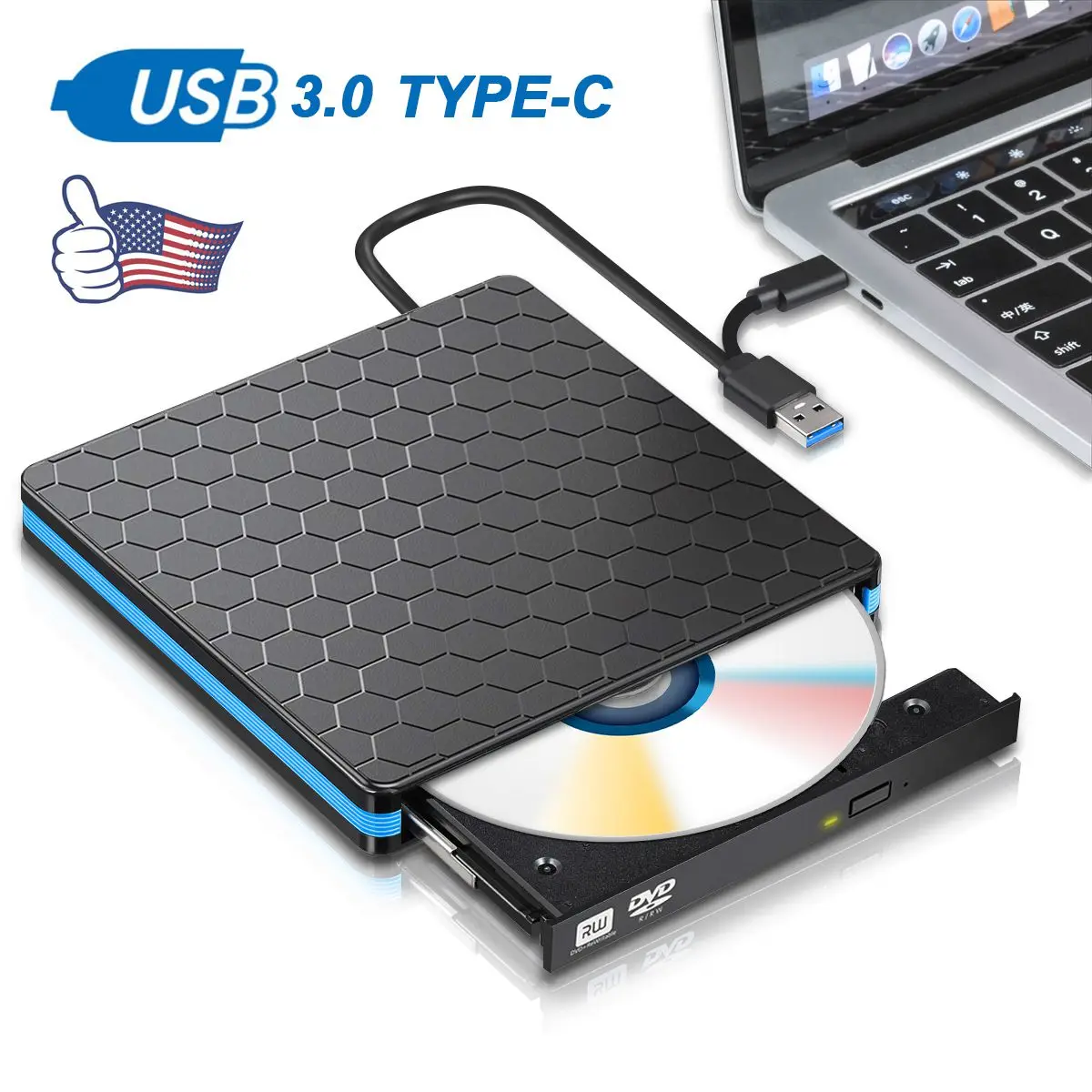 Универсальные внешние CD/ VCD записывающие диски Type C USB 3,0, горелка RW SVCD привод, проигрыватель, оптический привод для Macbook, ноутбука, настольного...
Универсальные внешние CD/ VCD записывающие диски Type C USB 3,0, горелка RW SVCD привод, проигрыватель, оптический привод для Macbook, ноутбука, настольного...