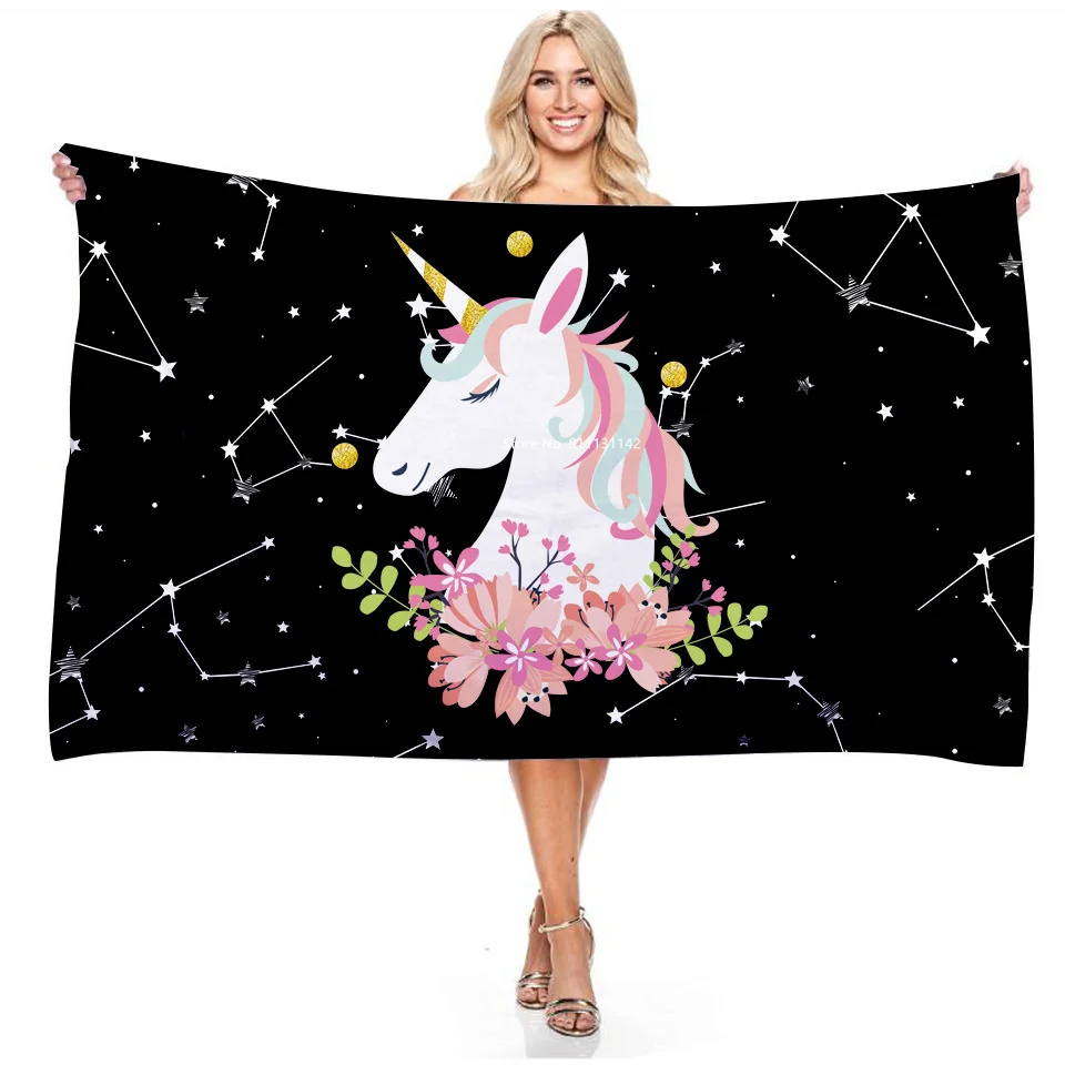 Cartoon Starry Sky Unicorn 3D Digital Print Rectangular Bath Towel Children's Bathroom Quick Dry Absorbent Microfiber Bath Towel
Cartoon Starry Sky Unicorn 3D Digital Print Rectangular Bath Towel Children's Bathroom Quick Dry Absorbent Microfiber Bath Towel