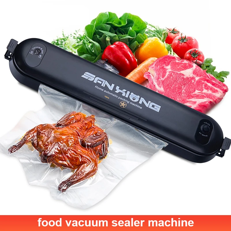 Household Electric Vacuum Sealer Packaging Machine for Home Kitchen Including 5pcs Food Saver Bag Commercial Vacuum Food CF39
Household Electric Vacuum Sealer Packaging Machine for Home Kitchen Including 5pcs Food Saver Bag Commercial Vacuum Food CF39