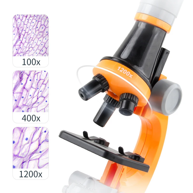 Kids Microscope Kit Science Lab LED 100X-400X-1200X Toy Home School Interest Cultivation Child Boys Birthday Gift
Kids Microscope Kit Science Lab LED 100X-400X-1200X Toy Home School Interest Cultivation Child Boys Birthday Gift