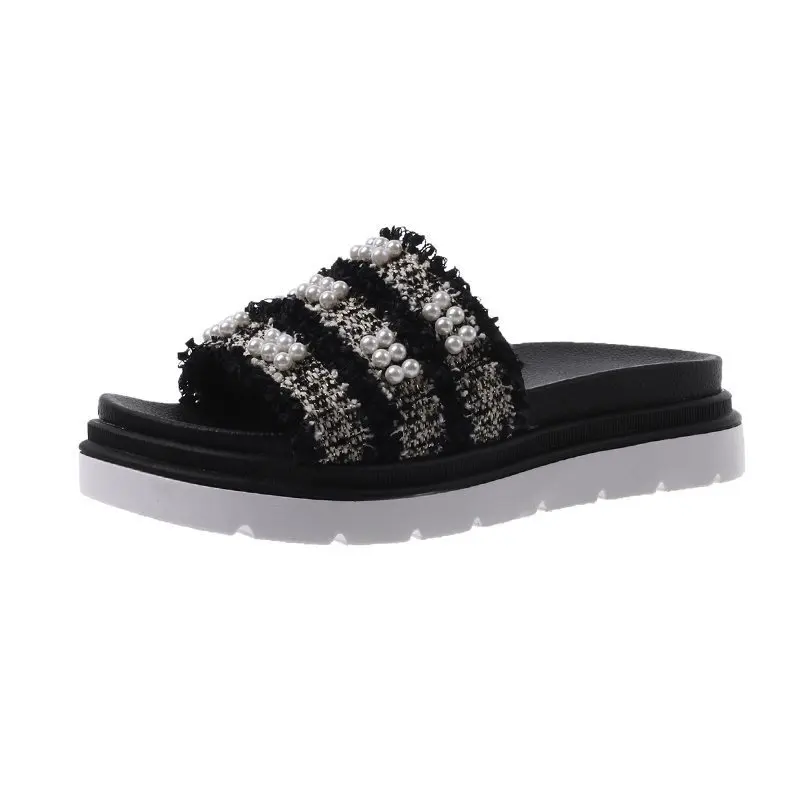 Shoes Lady Slippers Casual Low Slipers Women Platform Slides Girl Luxury 2021 Rubber Fashion Fabric PU Hoof Heels Basic Cotton
Shoes Lady Slippers Casual Low Slipers Women Platform Slides Girl Luxury 2021 Rubber Fashion Fabric PU Hoof Heels Basic Cotton