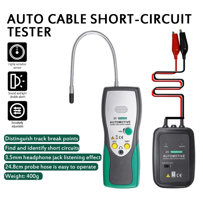2022 Car Circuit Scanner Open & Short Dc Circuit Tester EM415 DY25 Cable Tracker Automotive Short Open Circuit Finder Tester
2022 Car Circuit Scanner Open & Short Dc Circuit Tester EM415 DY25 Cable Tracker Automotive Short Open Circuit Finder Tester