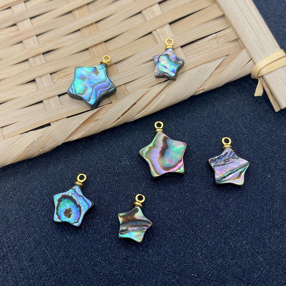 3 Pieces/pack of Natural Abalone Shell Star Pendant Small Shell Pendant for Jewelry Making Accessory Necklace DIY 10/12/15mm
3 Pieces/pack of Natural Abalone Shell Star Pendant Small Shell Pendant for Jewelry Making Accessory Necklace DIY 10/12/15mm