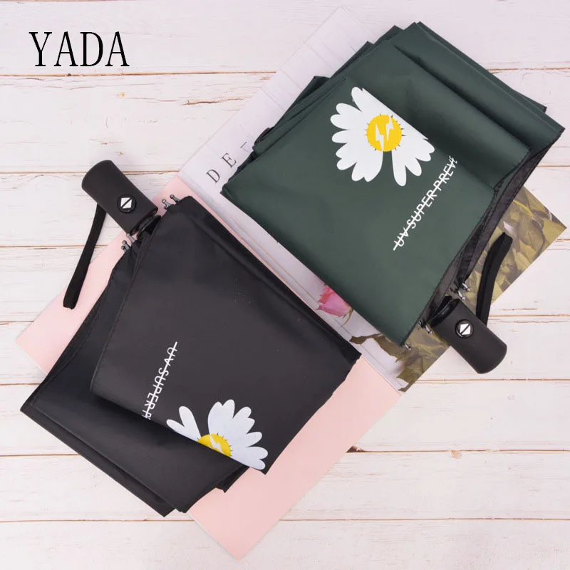 YADA Little daisies flowers automatic Umbrella For Women Folding Princess Umbrellas Floral Waterproof Anti-UV Umbrella YS200041
YADA Little daisies flowers automatic Umbrella For Women Folding Princess Umbrellas Floral Waterproof Anti-UV Umbrella YS200041