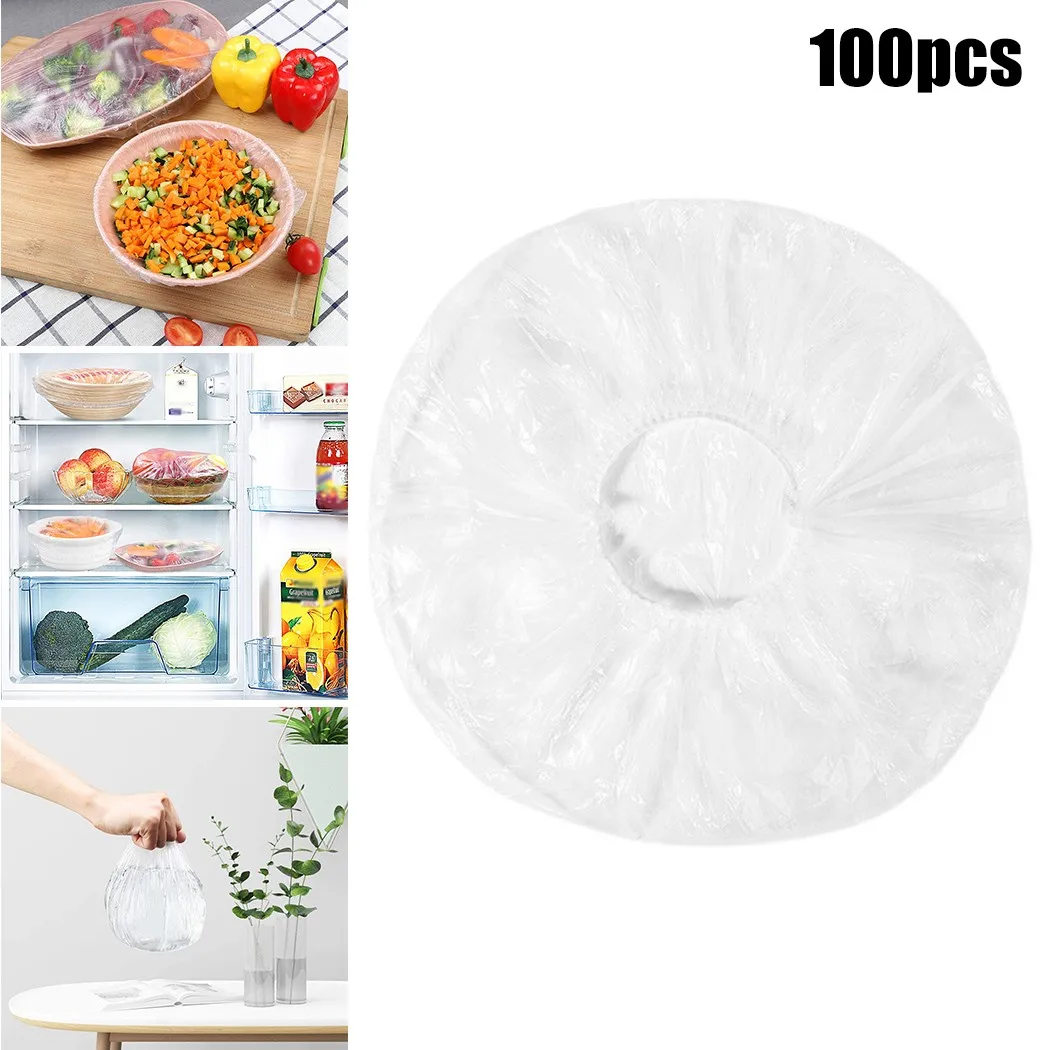 100Pcs Kitchen Food Preservation Bags Dustproof Disposable Bowl Cover Food Fresh Keeping Sealed Bags
100Pcs Kitchen Food Preservation Bags Dustproof Disposable Bowl Cover Food Fresh Keeping Sealed Bags