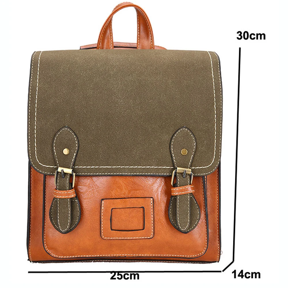 Vintage Pu Leather Women Backpack Preppy Style Backpacks Ptgirl Women School Bag College Backpack Shoulder Bag for Girl Mochilas
Vintage Pu Leather Women Backpack Preppy Style Backpacks Ptgirl Women School Bag College Backpack Shoulder Bag for Girl Mochilas