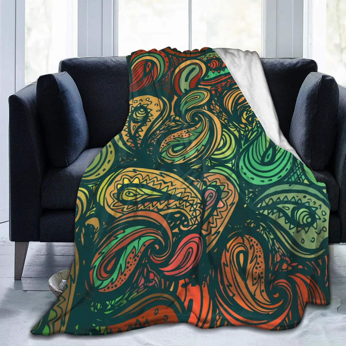 

Мягкое теплое Флисовое одеяло с рисунком Пейсли, зимнее диванное клетчатое покрывало, 3 размера светильник кие тонкие фланелевые одеяла для...
