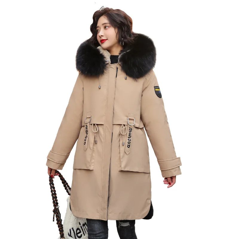 Chic Women Winter Long Liner Detachable Windproof Coat Outwear Overcoat Oversized Puffer Jacket Cotton Padded Parkas
Chic Women Winter Long Liner Detachable Windproof Coat Outwear Overcoat Oversized Puffer Jacket Cotton Padded Parkas