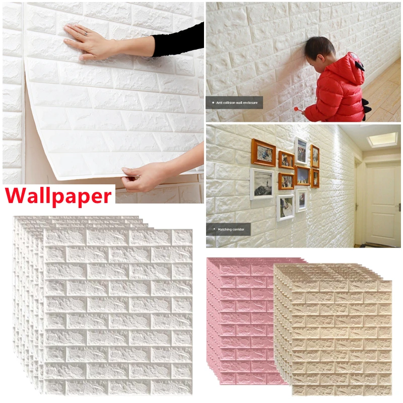 DIY Self Adhensive 3D Brick Wallpaper Wall Stickers Waterproof Moist And Mould Proof Wall Paper Home Improvement Background Wall
DIY Self Adhensive 3D Brick Wallpaper Wall Stickers Waterproof Moist And Mould Proof Wall Paper Home Improvement Background Wall