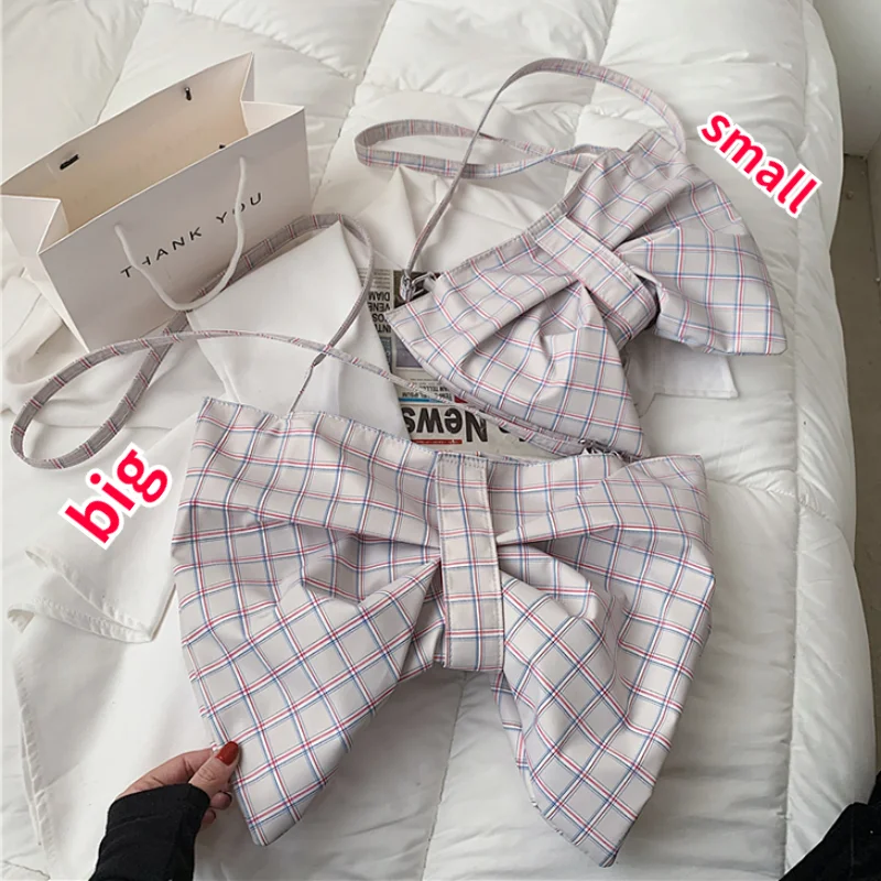 Vintage Women Nylon Plaid Messenger Bag Fashion Design Ladies Bowknot Shoulder Bags Large Capacity Female Girls Tote Handbags
Vintage Women Nylon Plaid Messenger Bag Fashion Design Ladies Bowknot Shoulder Bags Large Capacity Female Girls Tote Handbags