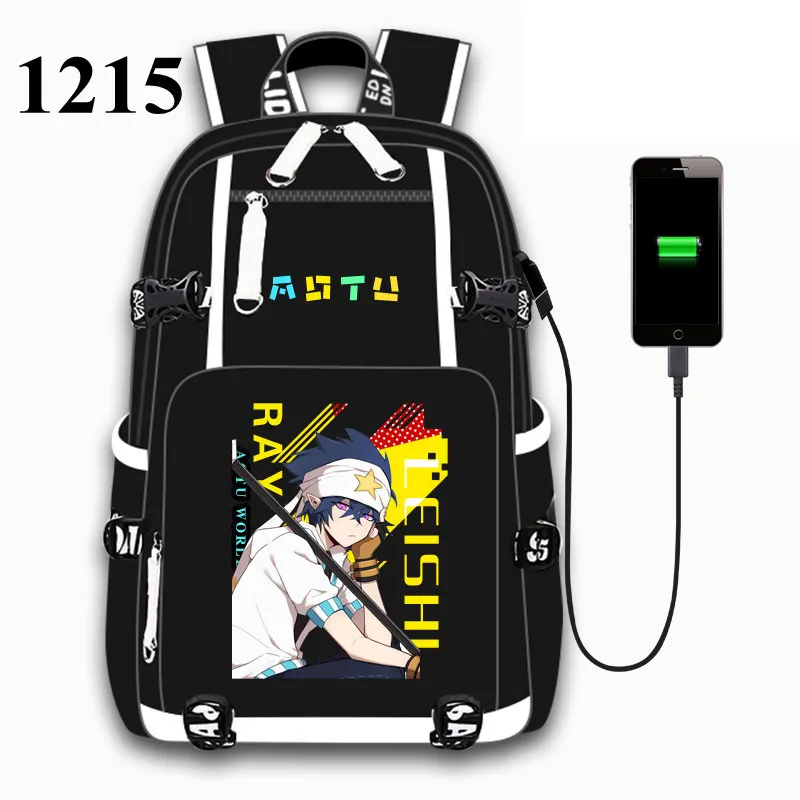 Anime Aotu World USB Port Backpack School Book Students Outdoor Shoulder Bag Rucksack Cosplay
Anime Aotu World USB Port Backpack School Book Students Outdoor Shoulder Bag Rucksack Cosplay