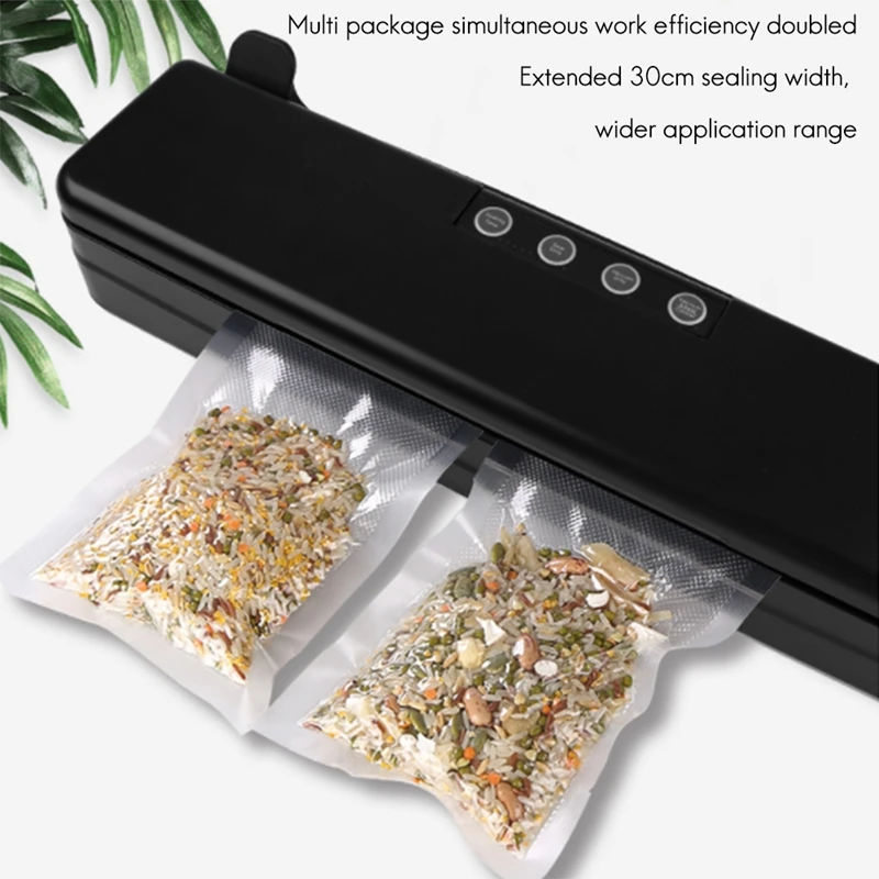 Vacuum Sealer Machine, Automatic Food Sealer for Food Savers with Starter Kit Easy to Clean Dry&Moist Food Modes
Vacuum Sealer Machine, Automatic Food Sealer for Food Savers with Starter Kit Easy to Clean Dry&Moist Food Modes