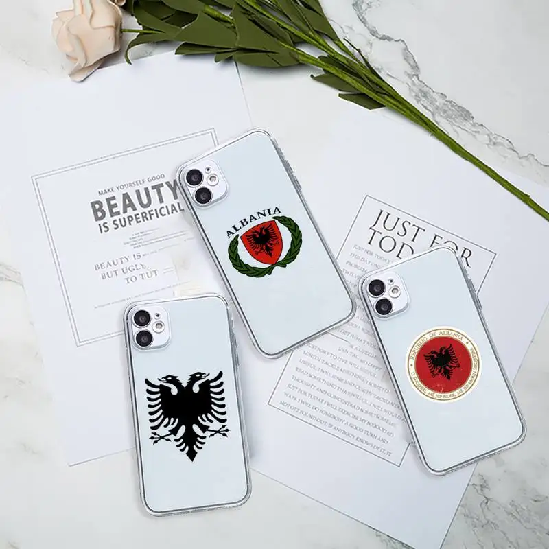 Albania Albanians National flag Phone Case Transparent soft For iphone 12 11 13 7 8 6 s plus x xs xr pro max mini 
Albania Albanians National flag Phone Case Transparent soft For iphone 12 11 13 7 8 6 s plus x xs xr pro max mini