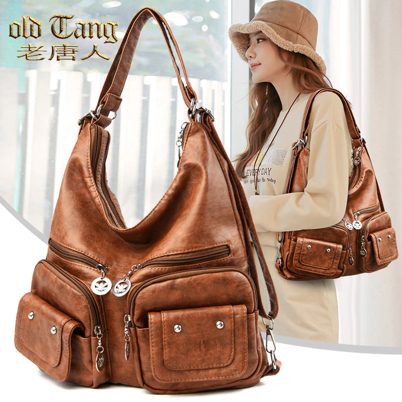 High Quality Leather Handbags Shoulder Bags for Women New 2021 Luxury Designer Large Capacity Luxury Casual Ladies Hand Bags
High Quality Leather Handbags Shoulder Bags for Women New 2021 Luxury Designer Large Capacity Luxury Casual Ladies Hand Bags