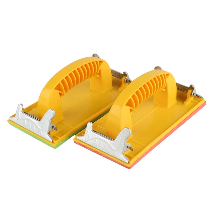 Portable Manual Sandpaper Holder Hand Sander with Handle Lightweight Hand Sanding Block for Sanding Grinding Polishing
Portable Manual Sandpaper Holder Hand Sander with Handle Lightweight Hand Sanding Block for Sanding Grinding Polishing