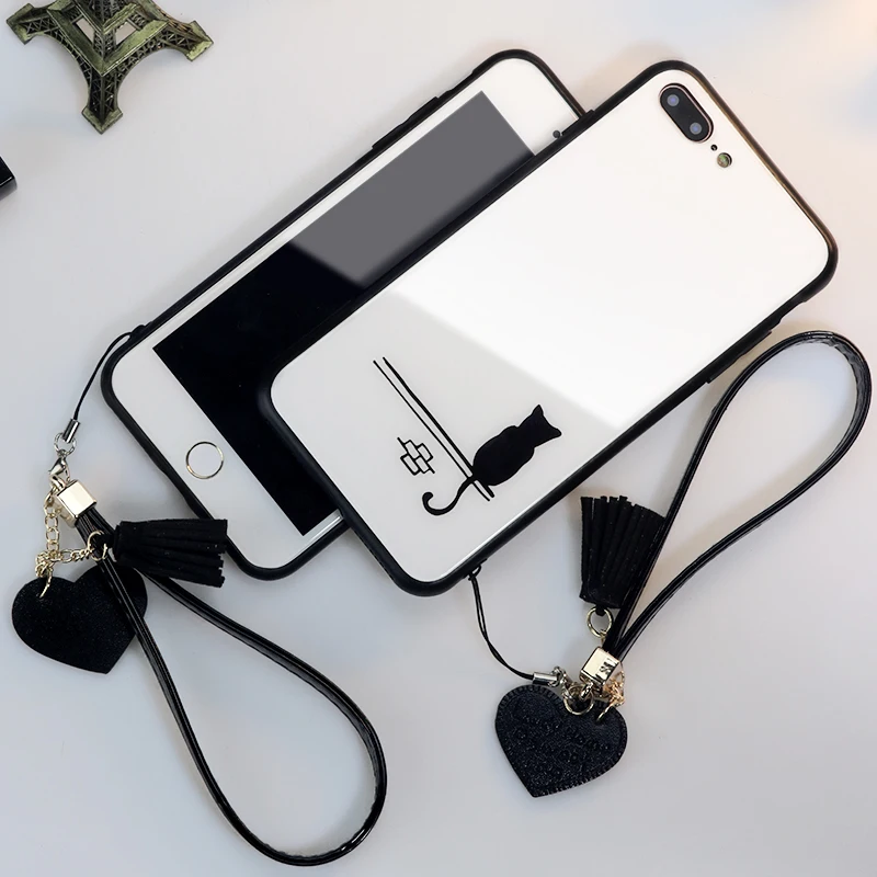 Case & Strap For OPPO A1 A3 A5 A3S A5S A9 A79 A83 Cases Simple cartoon cat Glass Hard Cover For OPPO A7X A77 A59 A39 A37 A33
Case & Strap For OPPO A1 A3 A5 A3S A5S A9 A79 A83 Cases Simple cartoon cat Glass Hard Cover For OPPO A7X A77 A59 A39 A37 A33